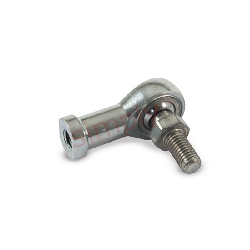Dunlop FS-M05S Right Hand Metric Steel / PTFE Lined Maintenance Free Studded Female Rod End M5x0.8 Thread