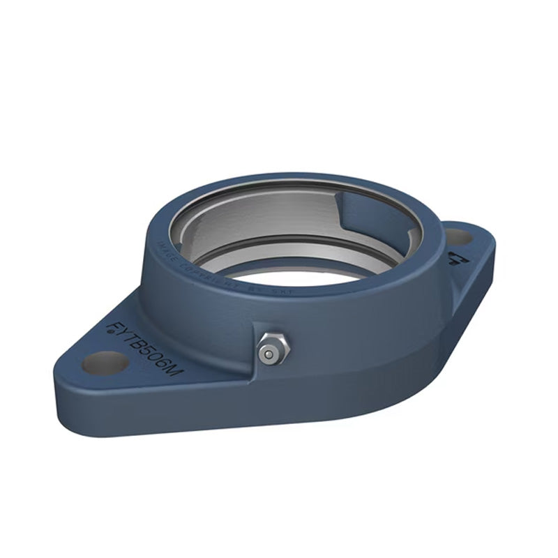 SKF FYT1-3/8FM Oval Cast Housing with Grub Screw 1-3/8 inch Insert 