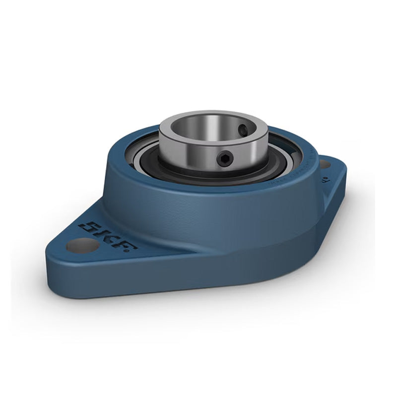 SKF FYTB1-3/4TF Square Cast Housing with Grub Screw 1-3/4 inch Insert 