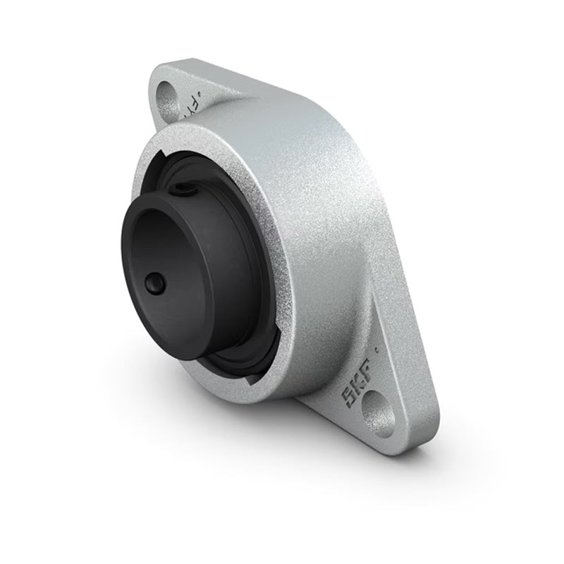 SKF FYT1TFVA228 Y Bearing Two Bolt Oval High Temperature Flange Unit Housing with Graphite Cage Insert for Imperial Shaft 1 inch