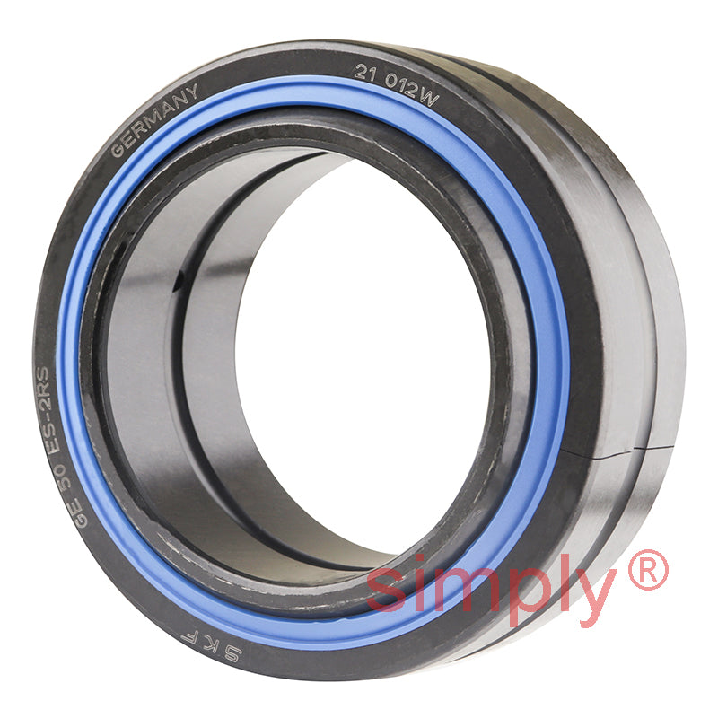 SKF GE50ES2RS Double Sealed Spherical Plain Bearing 50x75x28x35mm