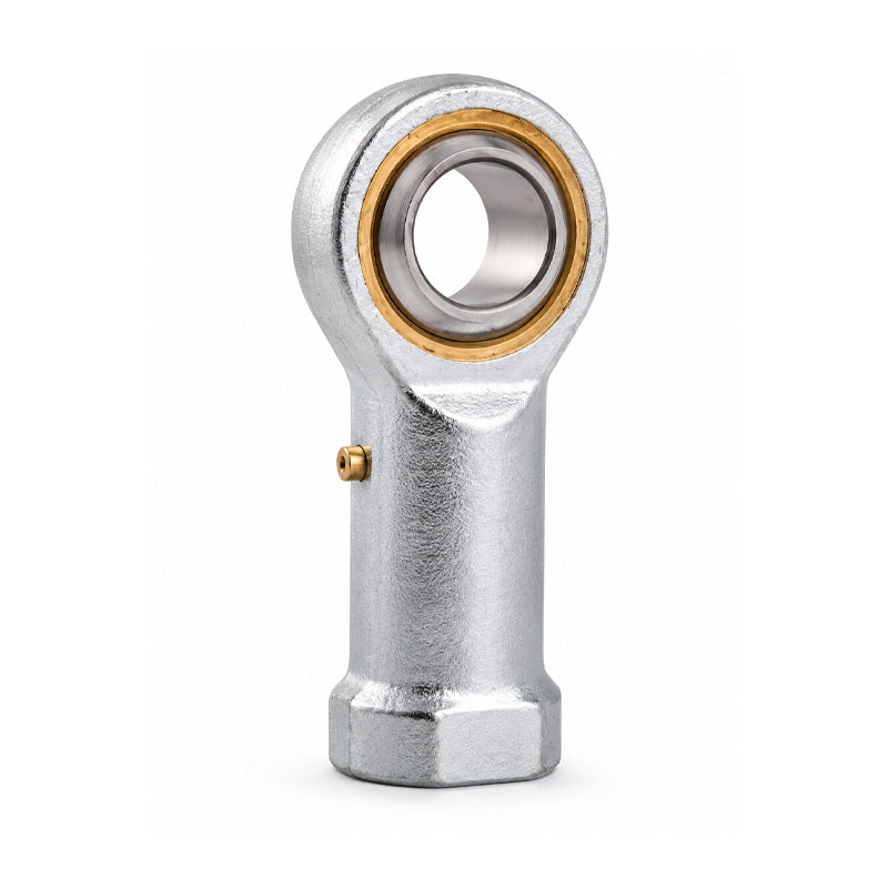 Fluro GILRS12BO Left Hand Stainless Steel / Bronze Lined Maintenance Free Studded Female Rod End M12 Thread