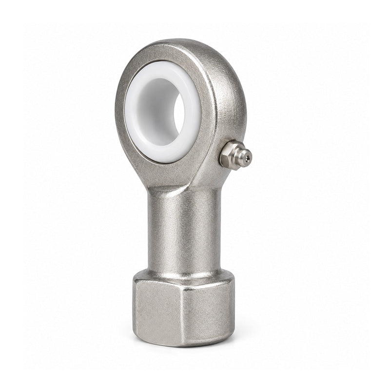 Fluro GILRSW12BO Left Hand Stainless Steel / PTFE Lined Maintenance Free Studded Female Rod End M12 Thread