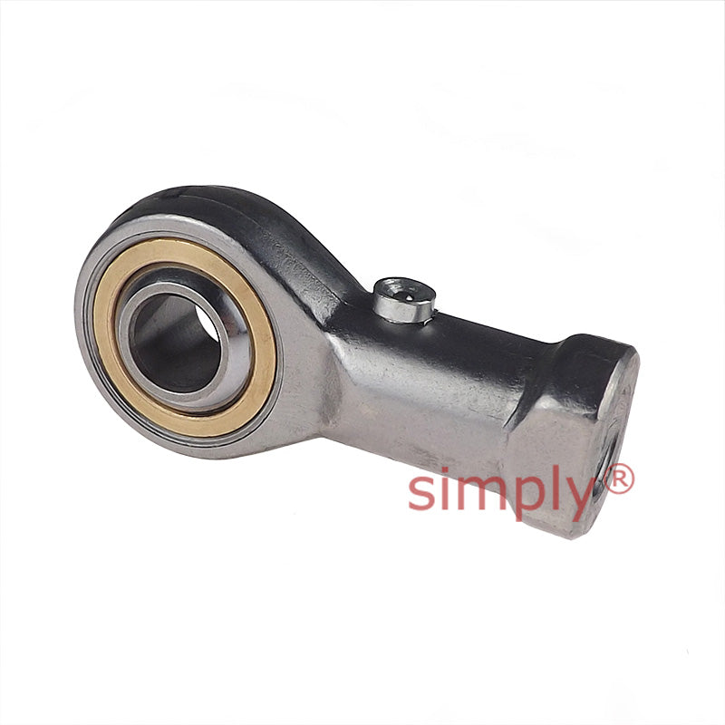 Fluro GIRS12 Right Hand Stainless Steel / Bronze Female Plain Rod End M12 Thread