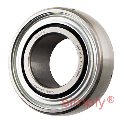 NKE GRAE25-NPPB Radial Insert Ball Bearing 25x52x31mm