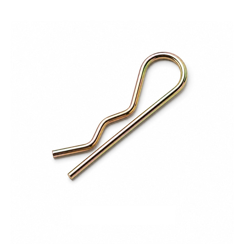 Spring Steel Zinc Plated Yellow Passivated Grip Clip 6x105mm to Fit 7mm Hole
