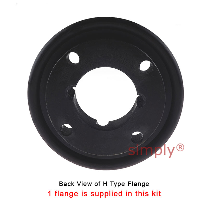 Major Brand F40H/F40B Outer Facing Taper Bore/Pilot Bored Tyre Drive Coupling Assembly with Natural Rubber Tyre
