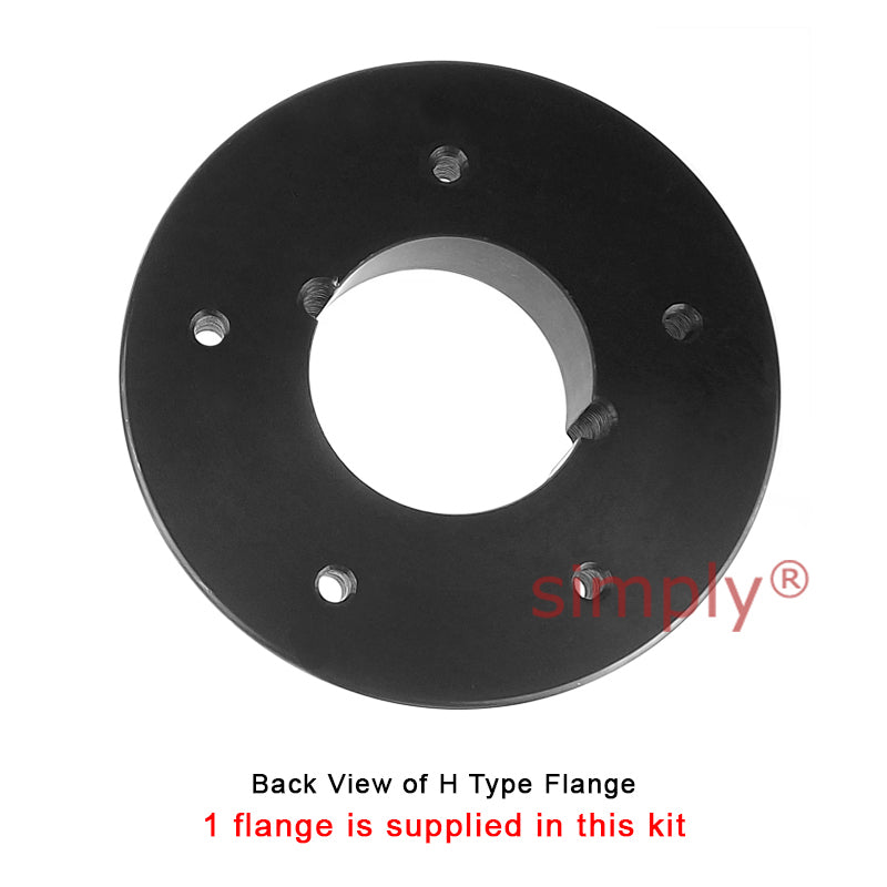 Major Brand F60H/F60B Outer Facing Taper Bore/Pilot Bored Tyre Drive Coupling Assembly with Natural Rubber Tyre
