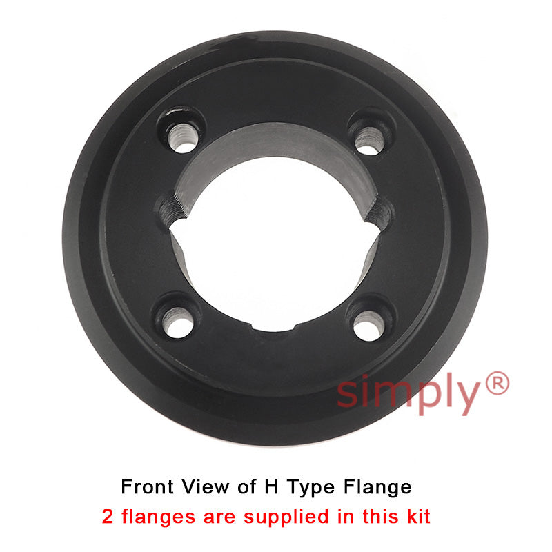 Major Brand F50H/F50H Outer Facing Taper Bores Type Tyre Drive Coupling Assembly with Natural Rubber Tyre
