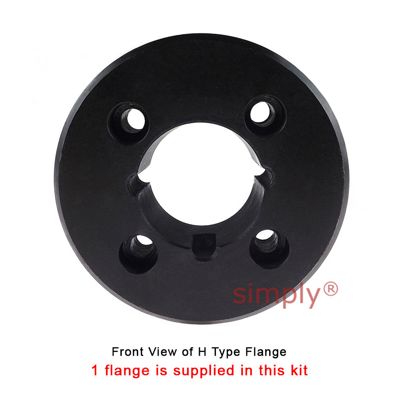 Major Brand F40H/F40F Inner/Outer Facing Taper Bores Type Tyre Drive Coupling Assembly with Natural Rubber Tyre