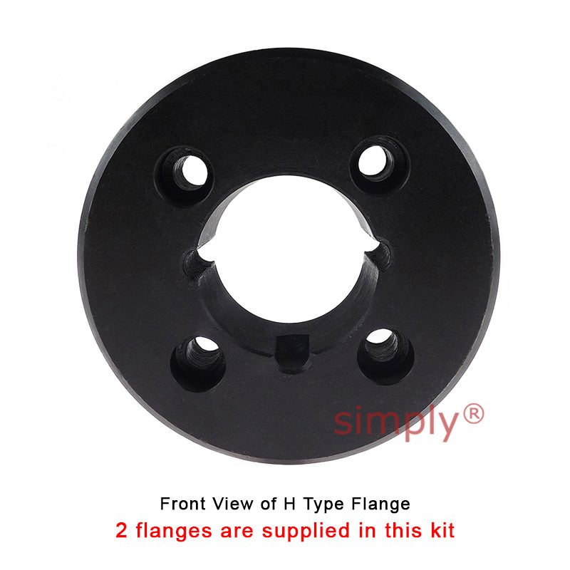 Major Brand F40H/F40H Outer Facing Taper Bores Type Tyre Drive Coupling Assembly with Fire Resistant Antistatic (F.R.A.S) Tyre