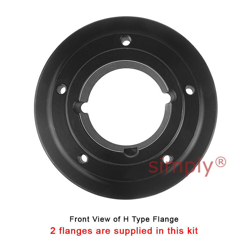 Major Brand F70H/F70H Outer Facing Taper Bores Type Tyre Drive Coupling Assembly with Fire Resistant Antistatic (F.R.A.S) Tyre