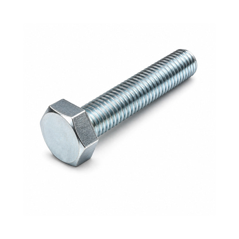 Unifix M18x50 Grade 8.8 Hexagon SetScrew DIN 933 with 2.5mm Pitch and Bright Zinc Plated Finish - Allow 2-3 Days