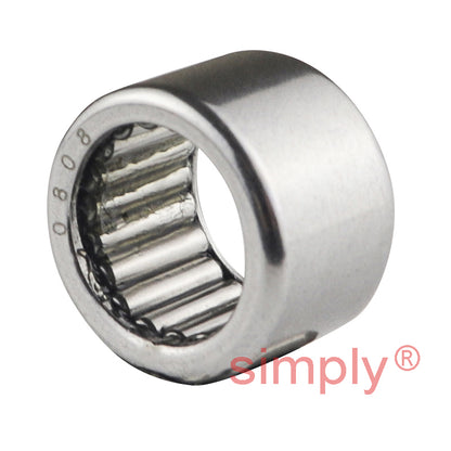 Budget HN0808 Open Ended Drawn Cup Type Full Complement Needle Roller Bearing 8x12x8mm