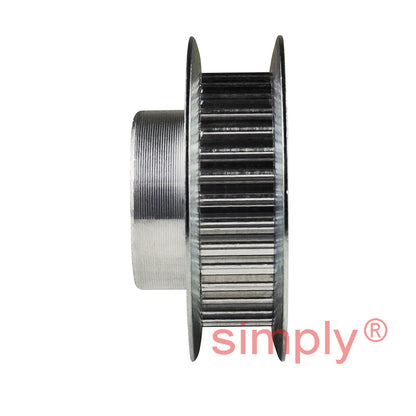 P20-3M-15F - 3mm Pitch 20 Tooth Flanged HTD Type Aluminium Pilot Bore Timing Pulley for 15mm Wide Belts