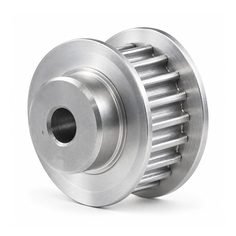 P24-3M-09F - 3mm Pitch 24 Tooth Flanged HTD Type Aluminium Timing Pulley for 9mm Wide Belts