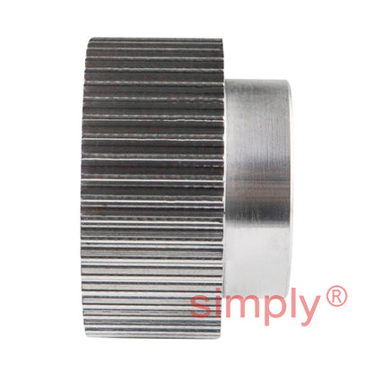 P48-3M-15 - 3mm Pitch 48 Tooth Flangeless HTD Type Aluminium Pilot Bore Timing Pulley for 15mm Wide Belts