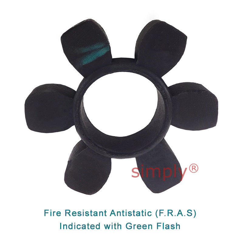 Major Brand HRC230F/HRC230H Coupling Assembly Inner/Outer Facing Taper Bores Max Bush Bore 75mm / 3 inch with Fire Resistant Antistatic (F.R.A.S) Insert