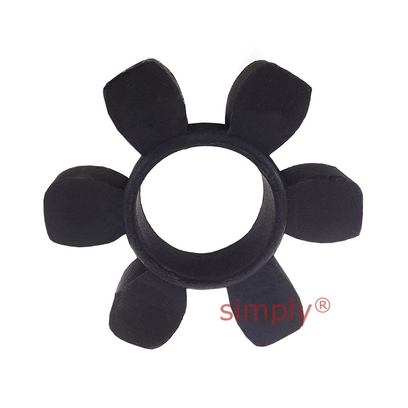 Major Brand HRC110F Coupling Assembly Inner Facing Taper Bores Max Bush Bore 42mm / 1-5/8 inch with Natural Rubber Insert