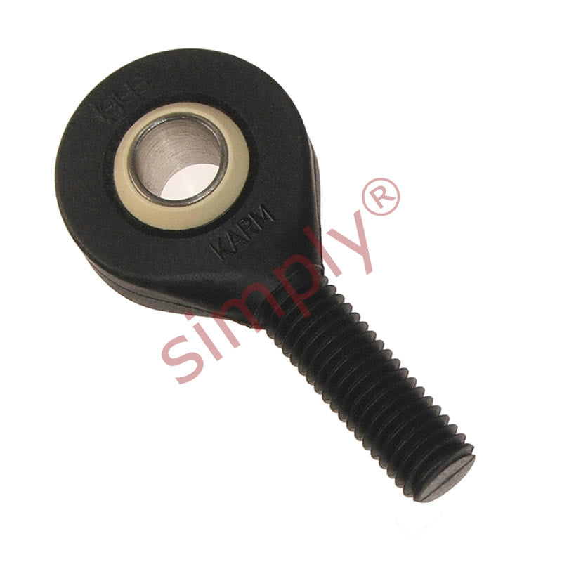 igubal KALM12MH Left Hand Male Plastic Rod End 12mm Bore M12 Thread with Metal Insert - Allow 2-3 Days