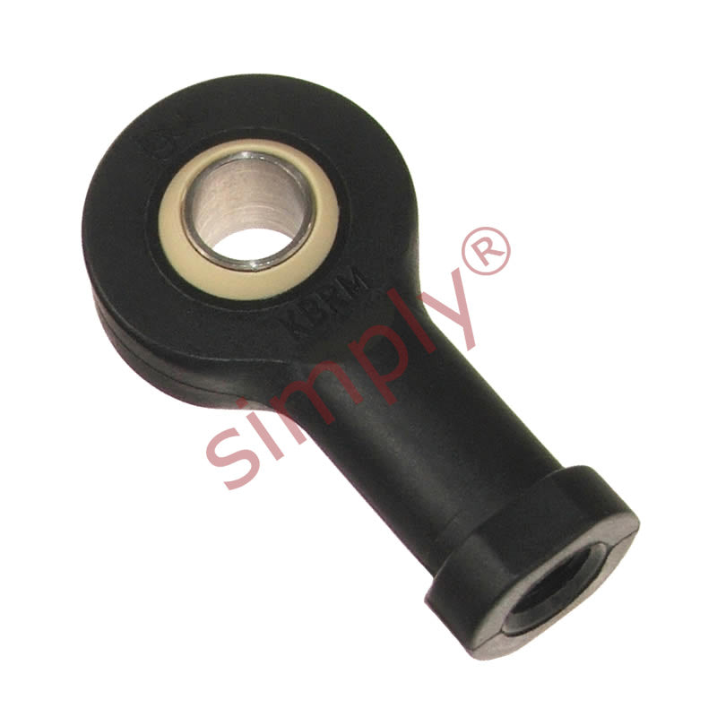 igubal KBLM10FMH Left Hand Female Plastic Rod End 10mm Bore M10x1.25 Thread with Metal Insert
