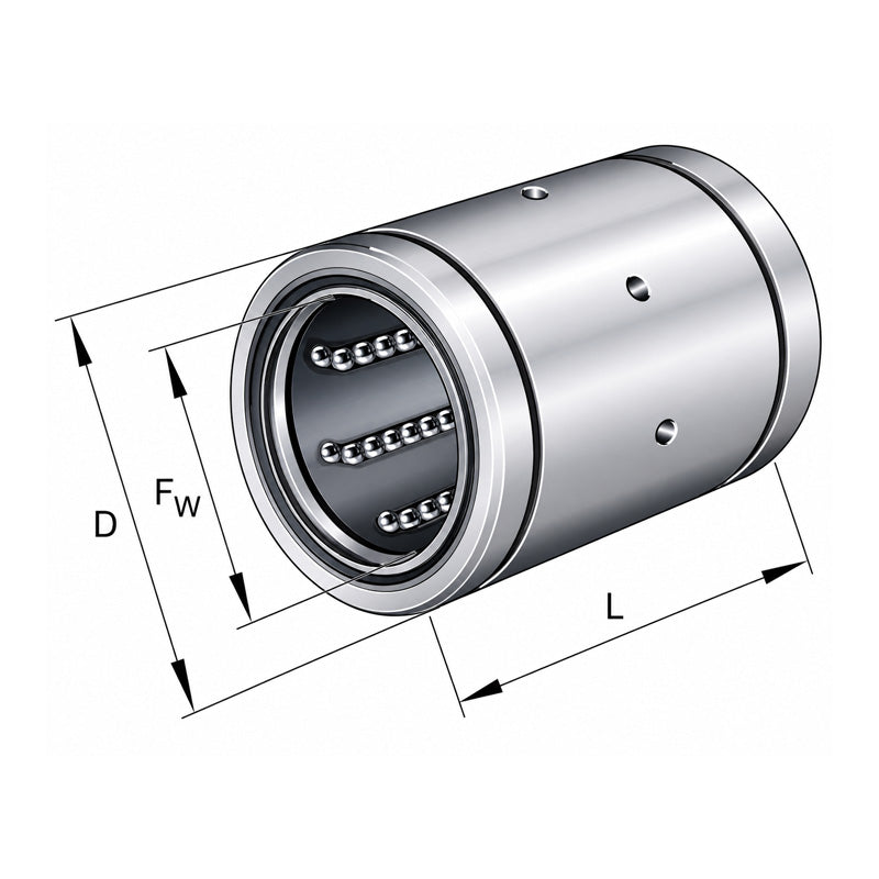 INA KBS25 Linear Ball Bushing 25x40x58mm
