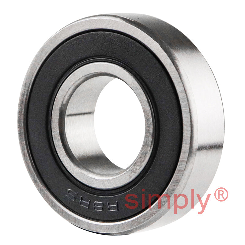 KSM KLNJ1/2R82RS Rubber Sealed Imperial Deep Groove Ball Bearing 1/2x1-1/8x5/16 inch