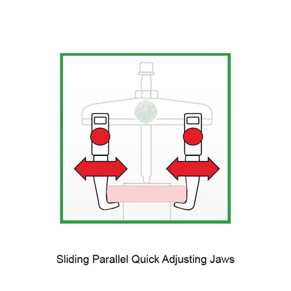 KUKKO Series 1-192-P Quick Adjusting Standard Pulling Jaws (Pair) 200mm Allow 2-3 Days