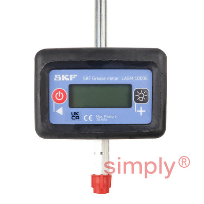SKF LAGM1000E-SKF Specialist Grease Gun Attachment to Measure Grease Volume Accurately Prevents Over Greasing
