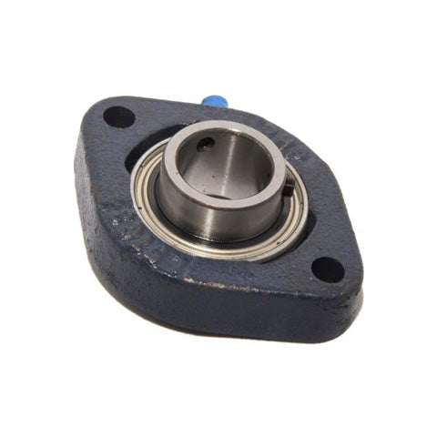 RHP LFTC1A Two Bolt Oval Cast Iron Flange Housing Bearing 1 inch Bore