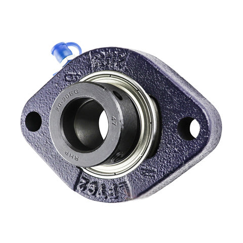 RHP LFTC15EC Two Bolt Oval Cast Iron Flange Housing Bearing 15mm Bore