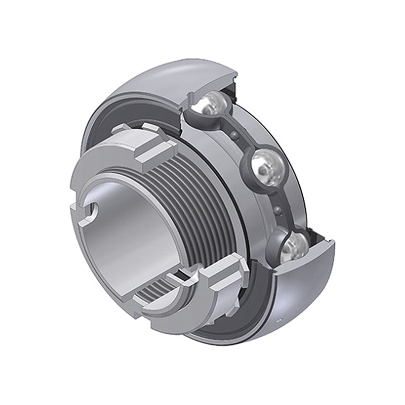 SNR LK204G2H Metric Flatback Spherical Outer Bearing Insert 20mm Bore 47mm Outside Diameter with Adapter Sleeve - Allow 2-3 Days