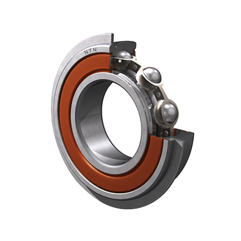 NTN 6200LLUNR/2AS Contact Rubber Sealed Type Deep Groove Ball Bearing with Snap Ring 10x30x9mm