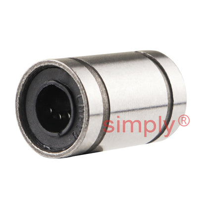 LM6UU Closed Linear Ball Bushing with Rubber Seals 6x12x19mm