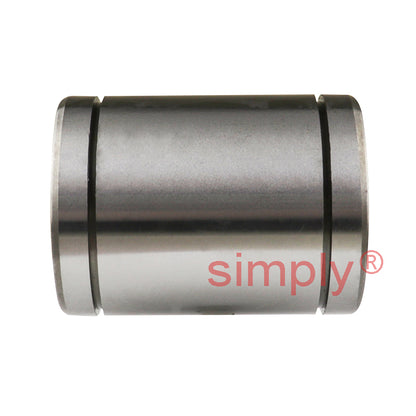 LMB20UU Imperial Closed Linear Ball Bushing with Rubber Seals 1.25x2x2.625 inch