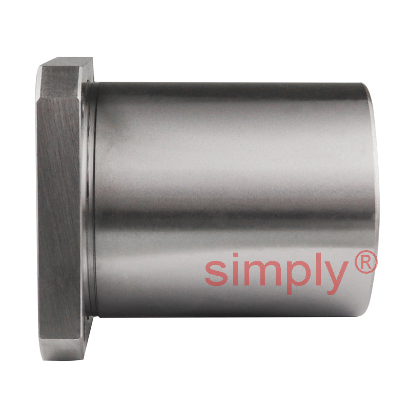 LMEK60UU Square Flanged Linear Ball Bushing with Rubber Seals and Resin Retainer 60x90x125mm