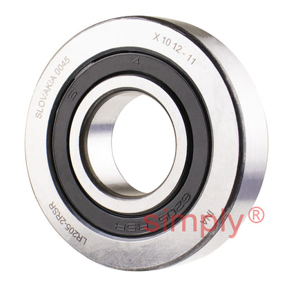 INA LR2052RSR Rubber Sealed Track Roller with Crowned Outer Race 25x62x15mm