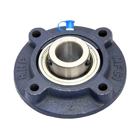 RHP MFC1-3/16 Four Bolt Round Cast Iron Flanged Bearing Unit and 1-3/16 inch Insert