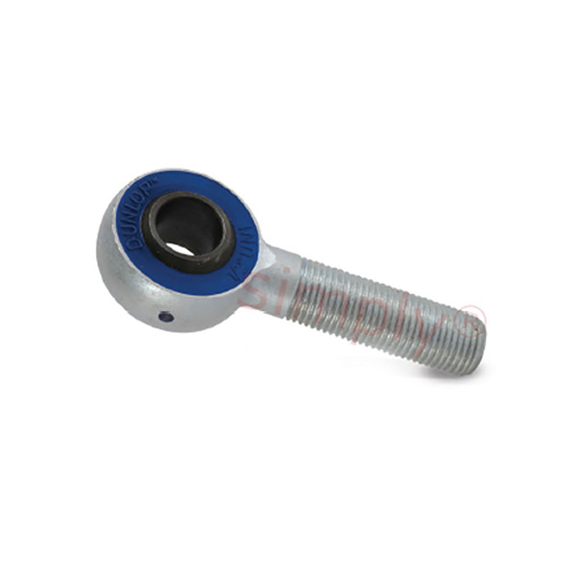 Branded MH-M06 Right Hand Metric Steel / Polyurethane Lined Maintenance Free Plain Male Rod End M6x1 Thread
