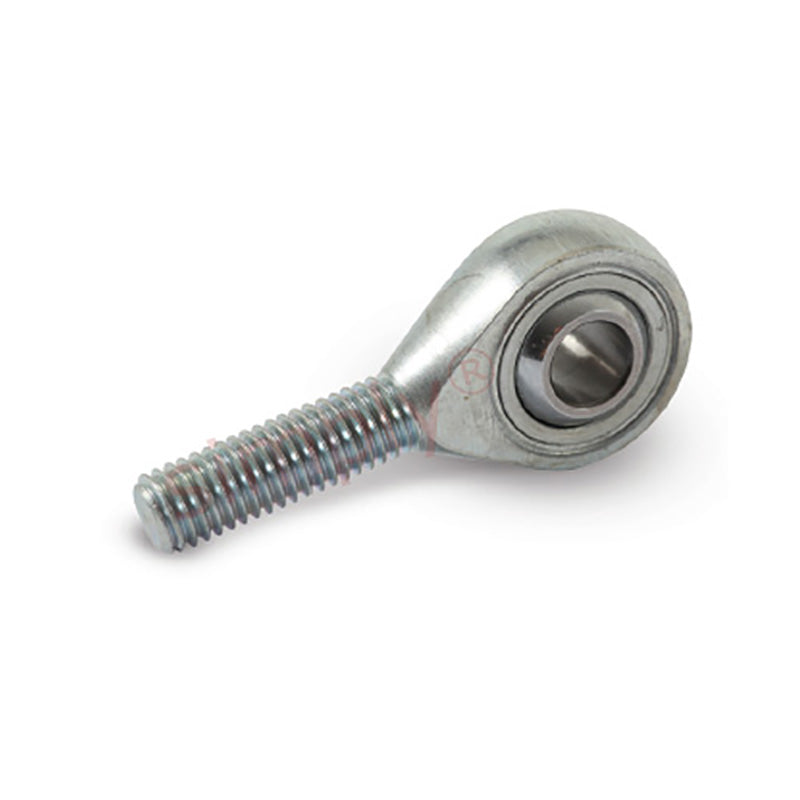 Branded MSL-M08 Left Hand Metric Steel / PTFE Lined Maintenance Free Plain Male Rod End M8x1.25 Thread - Allow 7-10 Days