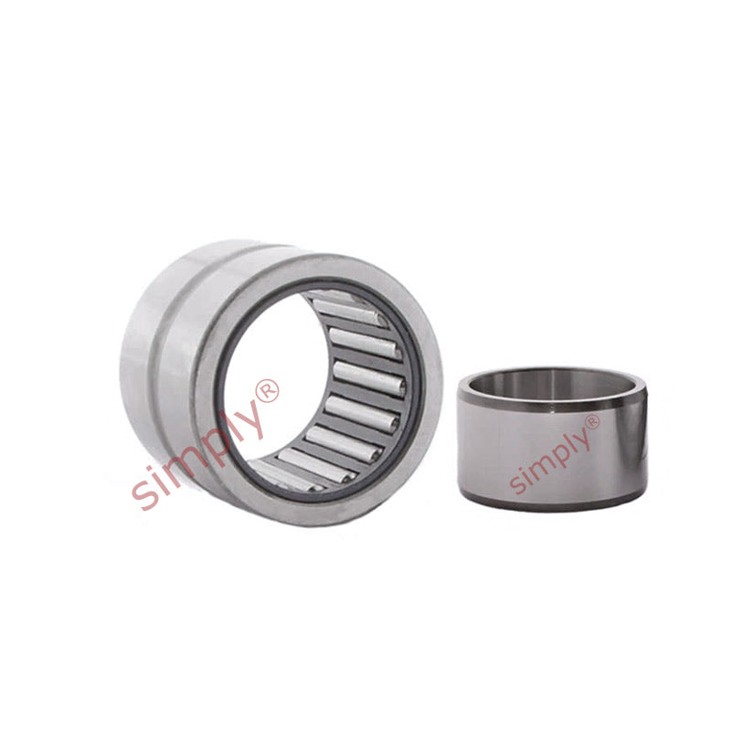 NA49052RS Budget Needle Roller Bearing/Shaft Sleeve - 2 Rubber Seals 25x42x18mm