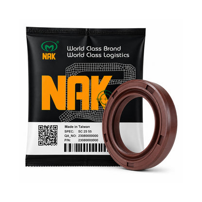 NAK 160x200x10/10.5mm HIGH PRESSURE FKM Rubber Double Lip Rotary Shaft Oil Seal with Extra Internal Sealing Profile with Garter Spring TCN11 - Allow 7-10 Days