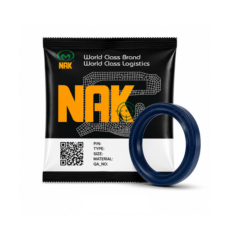 NAK 16x30x6mm Blue Nitrile Rubber Double Lip Rotary Shaft Oil Seal with Garter Spring TC - Allow 7-10 Days