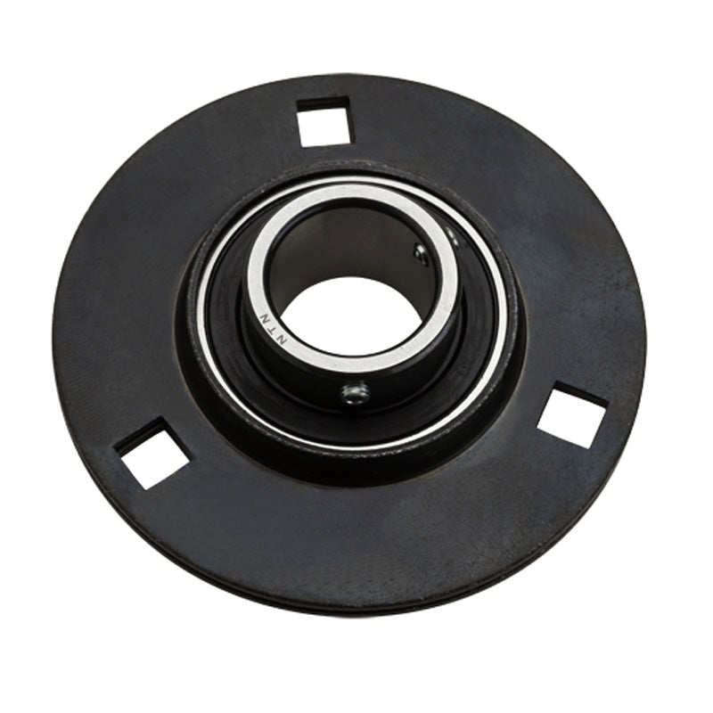 NTN ASPF202-009 Round 3 Bolt Pressed Steel Bearing Housing with 9/16 inch Insert - Allow 2-3 Days