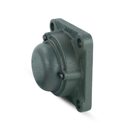 NTN CM-UKFX10D1/H2310X Metric Four Bolt Square Cast Iron Housing with Cast Iron Cover - Closed Version - Insert and Adaptor Sleeve Fits 45mm Shaft - Allow 2-3 Days