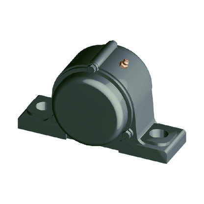 NTN CM-UKP215ED1/HE2315X Imperial Cast Iron Two Bolt Pillow / Plummer Block Housing with Cast Iron Cover - Closed Version - Insert and Adaptor Sleeve Fits 2-1/2 inch Shaft - Allow 2-3 Days