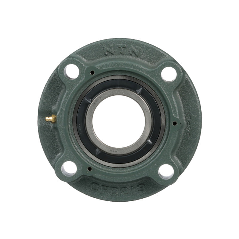 NTN UCFCX11D1 Metric Four Bolt Cast Iron Round Flanged Housing with 55mm Insert - Allow 2-3 Days