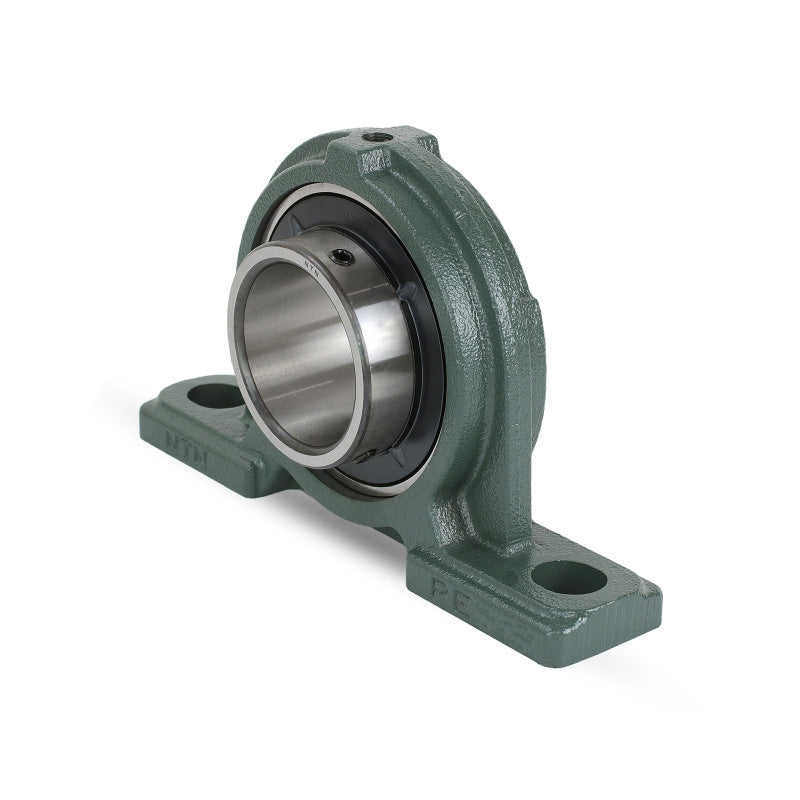NTN UCPE207D1 Metric Ductile Cast Iron Two Bolt Pillow / Plummer Block Housing with 35mm Bore Insert - Allow 2-3 Days