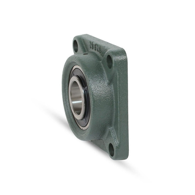 NTN UKFX06D1/HS2306 Imperial Four Bolt Square Cast Iron Housing Insert and Adaptor Sleeve Fits 7/8 inch Shaft - Allow 2-3 Days