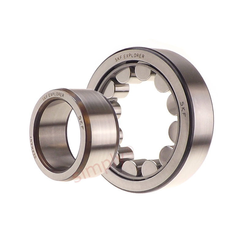 SKF NJ228ECJ Single Row Cylindrical Roller Bearing with Pressed Steel Cage 140x250x42mm